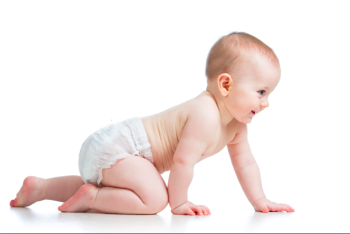 baby crawling